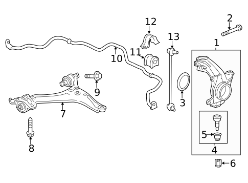 Suspension Components for 2017 Honda Accord #1