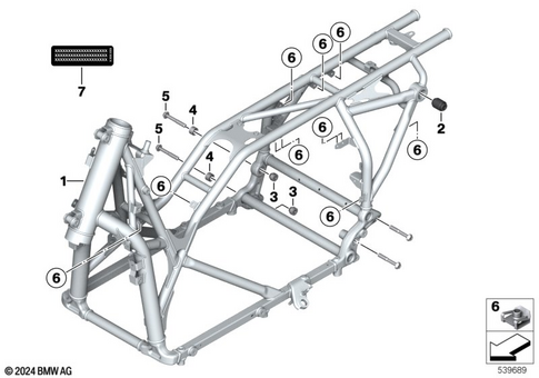 Motorcycle Frame for 2021 BMW-Motorrad CE #0
