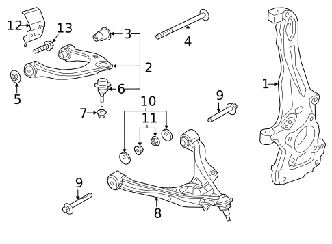 Suspension, Springs & Related Components for 2025 Ford Bronco #0