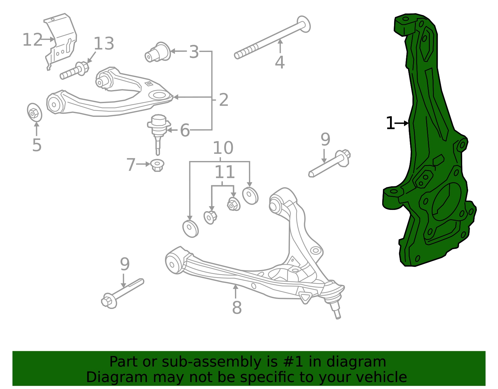 mb3z3k185s - Ford Steering Knuckle | Levittown Ford Parts