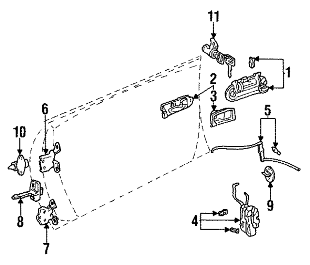 6921042050 - : Handle, Outside for Toyota Image