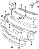 BCC3435 - Body: Face Bar for Jaguar Image