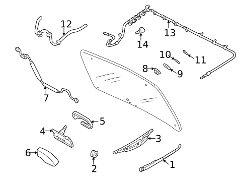 Wipers for 2006 Mazda Tribute #0