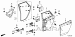 72636TL2A01 - Body/Air Conditioning: CLIP, DOOR PAD for Acura Image