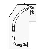 YF37235 - HVAC: Motorcraftâ„¢ A/C Refrigerant Suction Hose for Ford Image