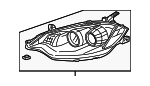 33101STKA01 - : Composite Headlamp for Acura Image