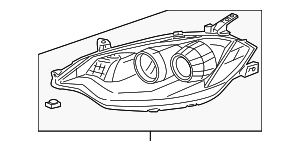 33101STKA01 - : Composite Headlamp for Acura Image