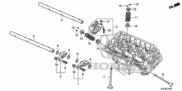 Valve - Rocker Arm (RR.) (2) for 2011 Honda Ridgeline #0