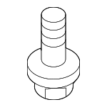 957010602508 - Electrical: Bracket Lower Bolt for Acura: CL, Integra, MDX, RSX, TL, TLX Image