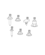 6512499AA - Electrical: Screw, Rear Right for Mopar Image