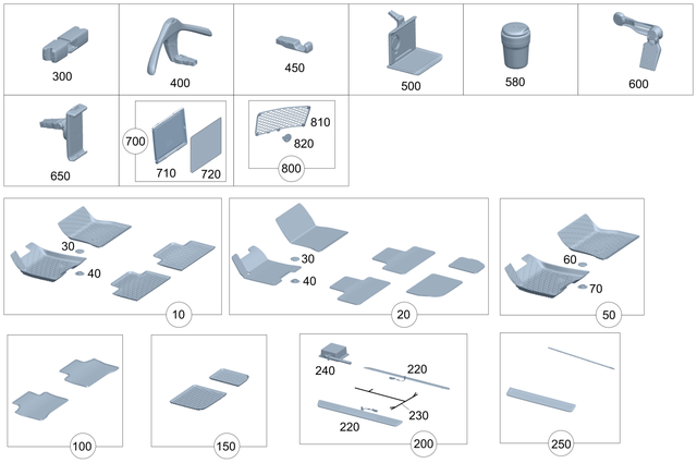 9832200 - Interior Equipment: Protective Film for Mercedes-Benz: 180A, 180b, 220a, A220, A35 AMG, AMG GT 43, AMG GT 53, AMG GT 63, AMG GT 63 S, AMG GT 63 S E Performance, C250, C300, C350, C350e, C400, C450 AMG, C63 AMG, CLA250, CLA35 AMG, CLA45 AMG, CLA45 AMG S, CLS450, CLS53 AMG, E300, E350, E43 AMG, E53 AMG, E63 AMG S, EQB 250+, EQB 300, EQB 350, G55 AMG, G550, G550 4x4, G63 4x4 Squared AMG, G63 AMG, G65 AMG, GL350, GL450, GL550, GL63 AMG, GLA250, GLA35 AMG, GLA45 AMG, GLB250, GLB35 AMG, GLC300, GLC43 AMG, GLC63 AMG, GLC63 AMG S, GLE300d, GLE350, GLE400, GLE43 AMG, GLE450, GLE450 AMG, GLE450e, GLE53 AMG, GLE550e, GLE580, GLE63 AMG, GLE63 AMG S, GLK250, GLK350, GLS350d, GLS450, GLS550, GLS580, GLS63 AMG, Maybach GLS600, Maybach S550, Maybach S560, Maybach S600, Maybach S650, ML250, ML350, ML400, ML550, ML63 AMG, S450, S550, S550e, S560, S600, S63 AMG, S65 AMG Image