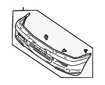 MR535959 - Body: Bumper Cover for Mitsubishi Image