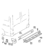 5104543AA - Frames and Bumpers: Fascia Retainer for Mopar Image