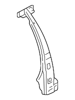 3B4809219A - Body: Inner Center Pillar for Volkswagen: Passat Image