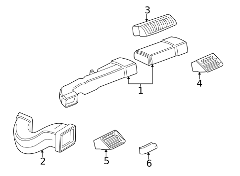 Ducts for 2002 Land Rover Range Rover #0