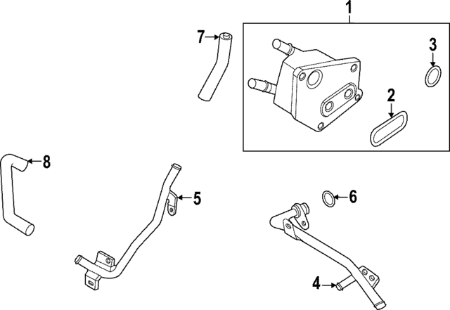 213056RC1A - : Oil Cooler for Nissan: Rogue Image
