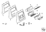 51167156477 - : Foam Insert, Rear Top for BMW Image