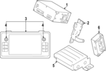 SU00310967 - Body: Radio for Toyota: GR86 Image