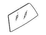 903120W000 - : Lift Gate Glass for Nissan: Pathfinder Image