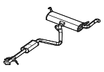 68102171AD - : Exhaust Muffler And Tailpipe for Mopar Image