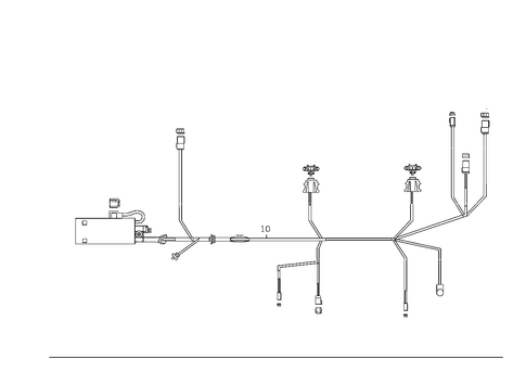 Trunk and Trunk Lid Cable Harness for 2003 Mercedes-Benz CL55 AMG #0