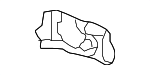 538210E080 - : Fender Mtg Bkt for Lexus: RX350, RX350L, RX450h, RX450hL Image