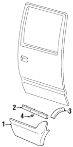 12475121 - Body: Side Trim Panel for Cadillac: Escalade | GMC: Yukon Image