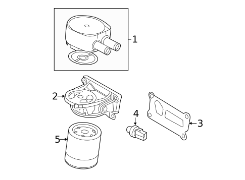 Engine Oil Cooler for 2016 Land Rover Discovery Sport #0