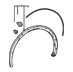 7560147020 - : Wheel Opening Molding for Toyota: Prius, Prius Prime Image