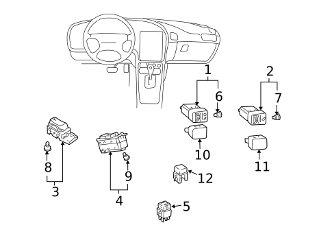 Heated Seats for 2007 Saab 9-5 #1