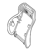 1AR95XDVAA - Body: Seat Back Frame for Mopar Image