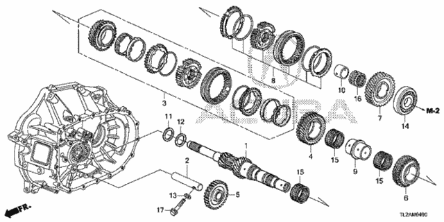 MT Mainshaft for 2014 Acura TSX #0