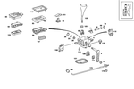 1242670237 - Gearshift Mechanism: Bearing Bracket for Mercedes-Benz Image