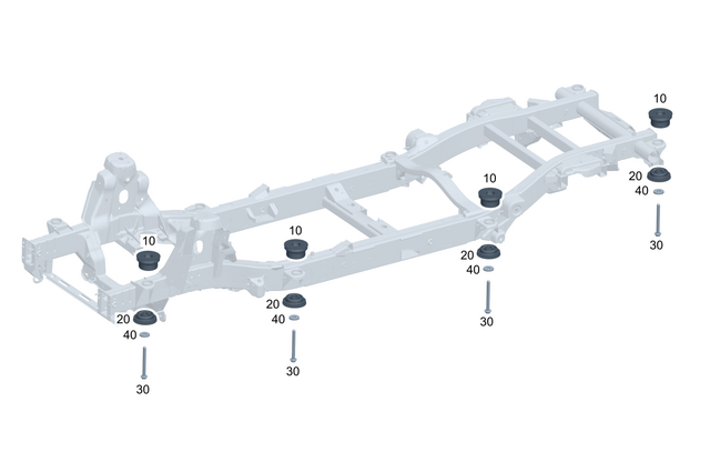 9904408 - Frame/Trailer Coupling: Spacer Disk for Mercedes-Benz Image image