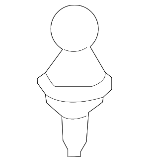 11127593207 - Engine: Engine Cover Ball Stud for BMW: 740i, 740Li, 740Li xDrive, 840i, 840i Gran Coupe, 840i xDrive, 840i xDrive Gran Coupe, M2, M3, M340i, M340i xDrive, M4, M440i, M440i xDrive, X3, X5, X6, X7, Z4 Image