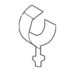 8K0121093 - : Reservoir Hose Bracket for Audi: A5 Quattro Image