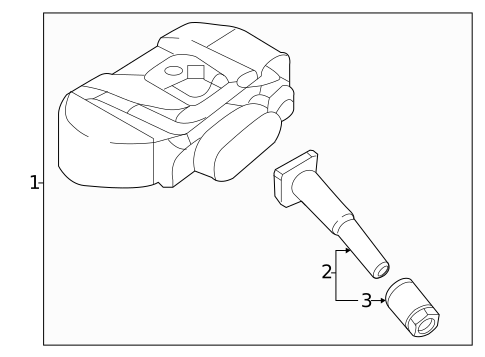 Tire Pressure Monitor Components for 2023 Kia Seltos #0