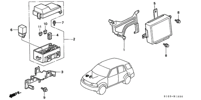 ABS Unit for 2000 Honda CR-V #0