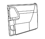 7B0867027JXD1 - : Door Trim Panel for Volkswagen: Routan Image