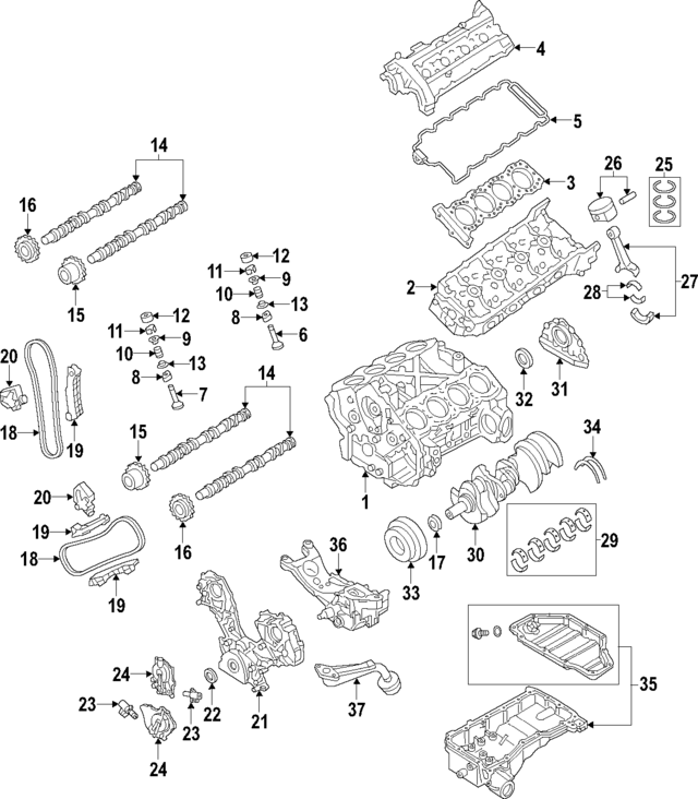 122071MC1A - : Engine Crankshaft Main Bearing for Nissan Image