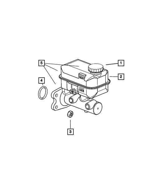 Brake Master Cylinder for 2004 Dodge Durango #0