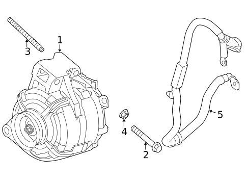Alternator for 2016 Chevrolet Equinox #0