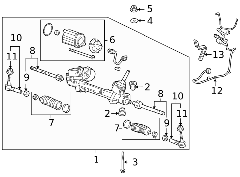 Steering Gear & Linkage for 2016 Chevrolet Cruze Limited #0
