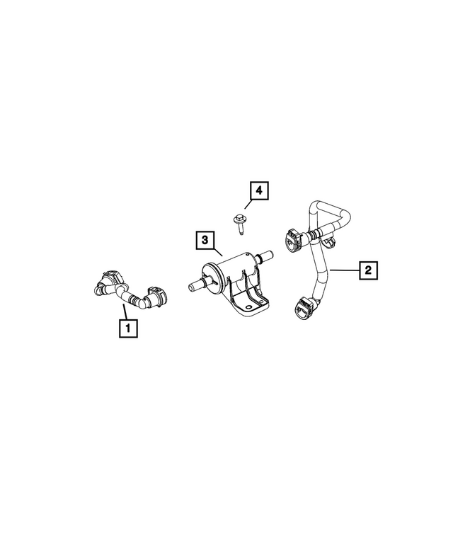 68595261AA - Emission Controls: Fuel Vapor Hose for Mopar Image