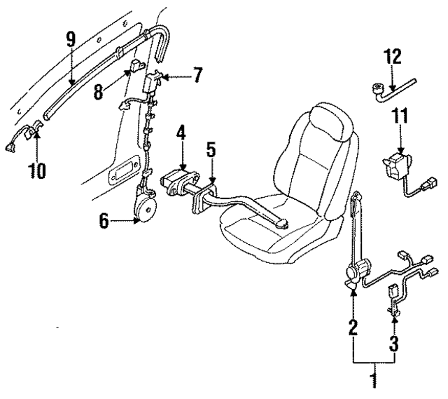 868651E401 - : Belt for Nissan Image
