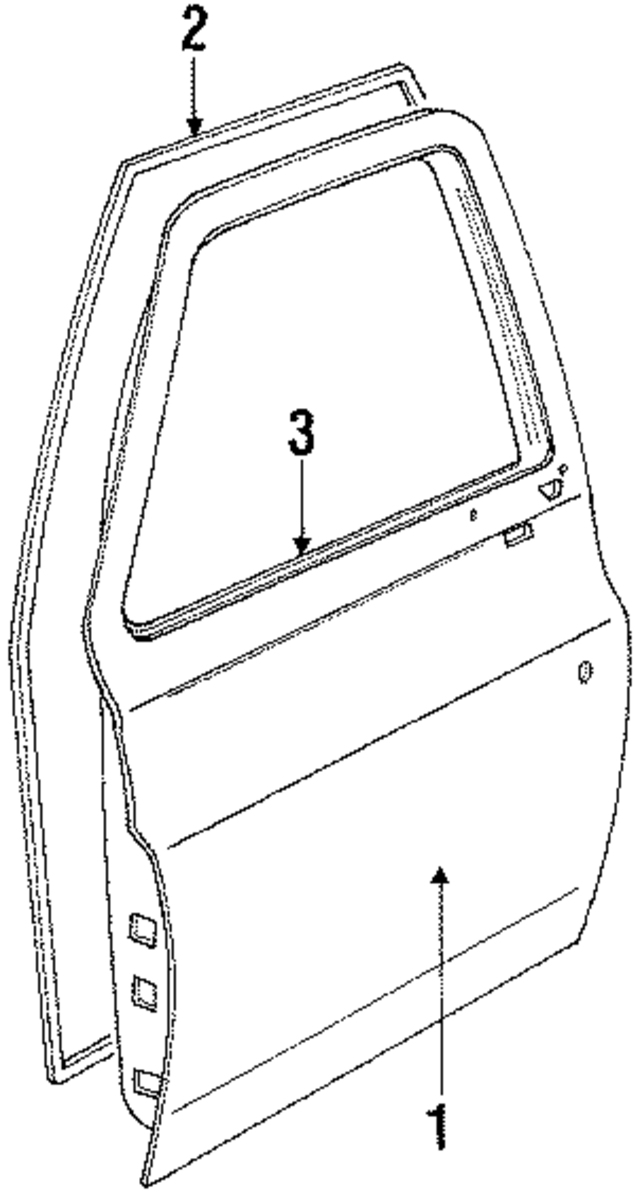 8083130R01 - : Weatherstrip for Nissan Image