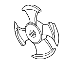 38611P8FA01 - HVAC: Fan Blade for Acura: CL, MDX, TL Image