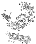 55257080AA - Body Sheet Metal Except Doors: Access Hole Plug for Mopar Image