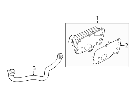 Oil Cooler for 2023 Jaguar XF #0