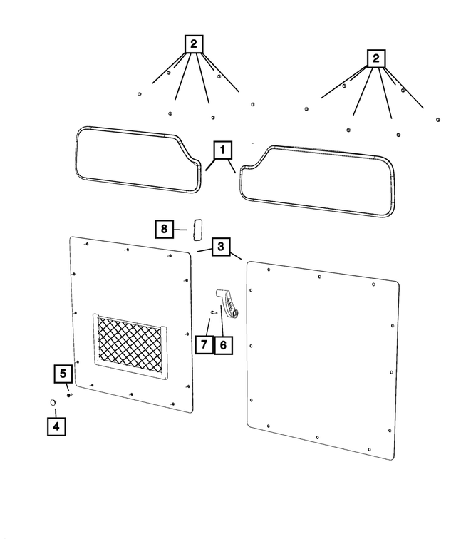 68094743AA - Interior Trim: Push Pin for Mopar Image